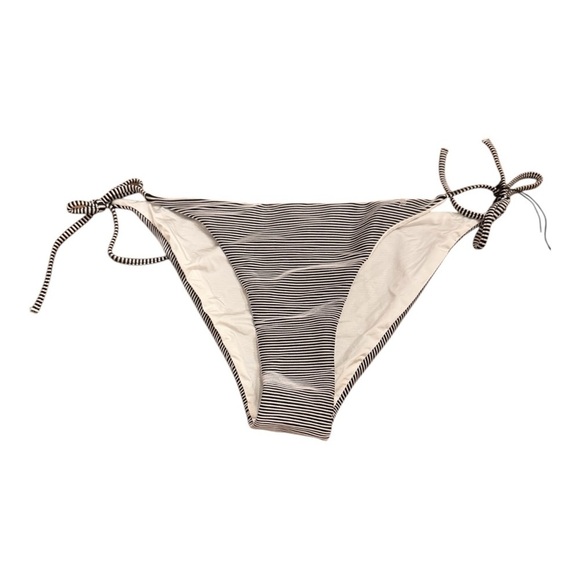 Onia Kate String Bikini Bottom in Black and White NWOT - Picture 1 of 7